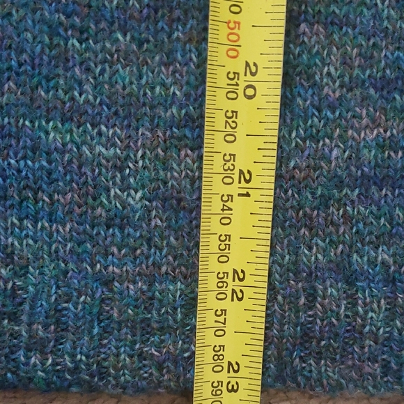 Vintage Eddie Bauer Women's Teal Crewneck 100% Wool  Sweater Sz M Cottagecore - Picture 8 of 11